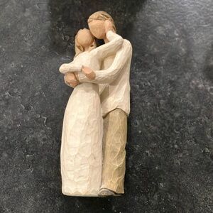 Willow Tree Cream and Tan Sculpture Together sculpture